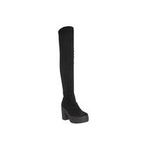 Office Naughty Stretch Thigh High boots BLACK