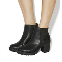 Office Idol Chunky Chelsea Boots BLACK