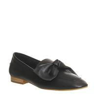Office Possum Bow Loafer BLACK LEATHER