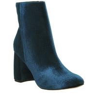 Office Literally High Cut Boot TEAL VELVET