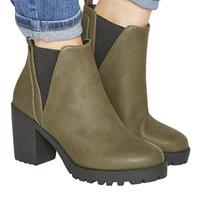 Office Limit Chunky Chelsea Boots KHAKI