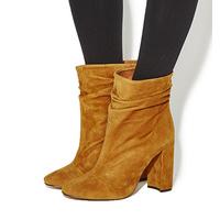 Office Infamous Slouch Boots TAN SUEDE