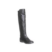 Office Nelly Stretch Back Casual boots BLACK LEATHER