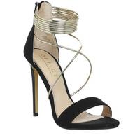 Office Hollywood Tubular Strap Sandal BLACK GOLD