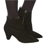 Office Luxe 80\'s Ankle Boot BLACK SUEDE