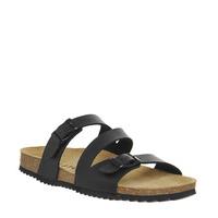 Office Bounty Cross Strap Footbed BLACK