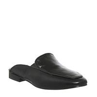 Office France Flats Mules BLACK LEATHER