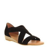 office hallie cross strap espradrille black suede