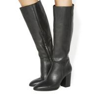 Office Kan Kan Smart Knee Boots BLACK LEATHER