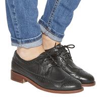 Office Freddy Lace Up Brogue BLACK LEATHER