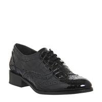 office frontier brogue black patent leather