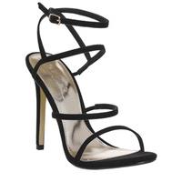 office halo strappy sandal black