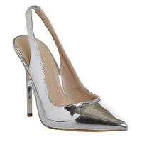 Office Highlife Slingback Point Court SILVER MIRROR