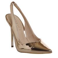 Office Highlife Slingback Point Court ROSE GOLD MIRROR