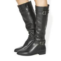 Office Kentucky Casual Riding Boot BLACK LEATHER