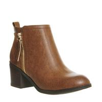 office lola double zip boots tan