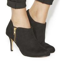 office fabulous side zip shoeboot black