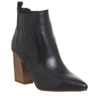 Office Loretta Pointed Chelsea Boots BLACK LEATHER