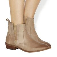 Office Lone Ranger Casual Chelsea Boots TAUPE LEATHER