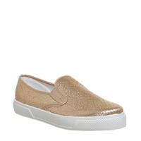 office kicker slip on rose gold snake