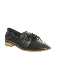 Office Possum 2 Bow Loafer BLACK LEATHER