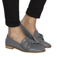 Office Possum 2 Bow Loafer GREY LEATHER