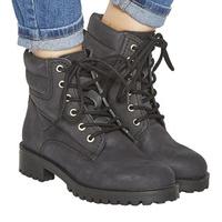 office adventure utility ankle boot black nubuck