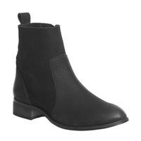 office ashleigh flat ankle boots black nubuck