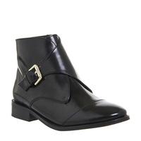 Office Anthem Monk Ankle Boot BLACK BOX LEATHER