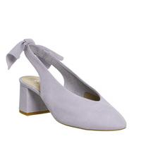 Office Magic Bow Back Court LILAC KID SUEDE