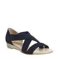 Office Hallie Cross Strap Espradrille NAVY SUEDE