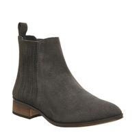 office ashton flat chelsea boot grey suede