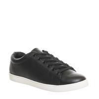 office penelope lace up trainer black