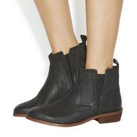 Office Lone Ranger Casual Chelsea Boots BLACK LEATHER