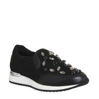 Office Pansy Gem Slip On Trainer BLACK