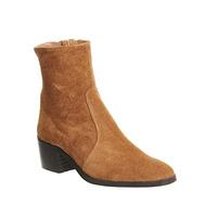 office jackpot high cut boot tan suede