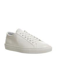 Office Park Life Lace Up Trainer WHITE