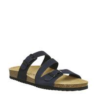 Office Bounty Cross Strap Footbed NAVY NUBUCK