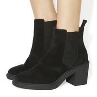 Office Loco Chelsea Boots BLACK SUEDE BLACK SOLE