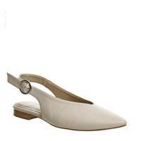 Office Darcey Slingback Point OFF WHITE LEATHER