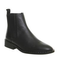 Office Jinx Studded Chelsea Boots BLACK LEATHER