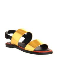 Office Hologram Two Strap Sandal GOLD