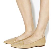 Office Leyton Slipper Point CAMEL PATENT LEATHER