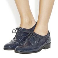 Office Panther Brogue Lace Up NAVY PATENT