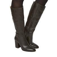 Office Kan Kan Smart Knee Boots BROWN LEATHER