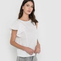 off the shoulder ruffle sleeve blouse