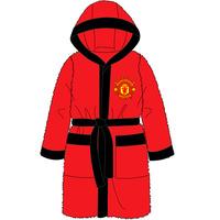 Official Football Team Kids Bath Robe Manchester United 3/4