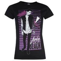 Official Andy Black Tshirt Ladies