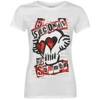 official 5 seconds of summer t shirt ladies