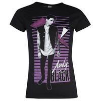 Official Andy Black Tshirt Ladies